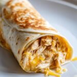 Cheesy Garlic Chicken Wraps