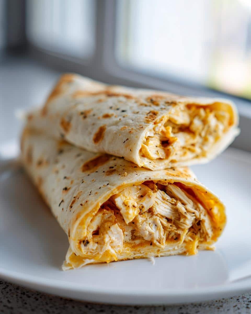 20-Minute Cheesy Garlic Chicken Wraps You'll Crave Daily 7 Cheesy Garlic Chicken Wraps - detail 3