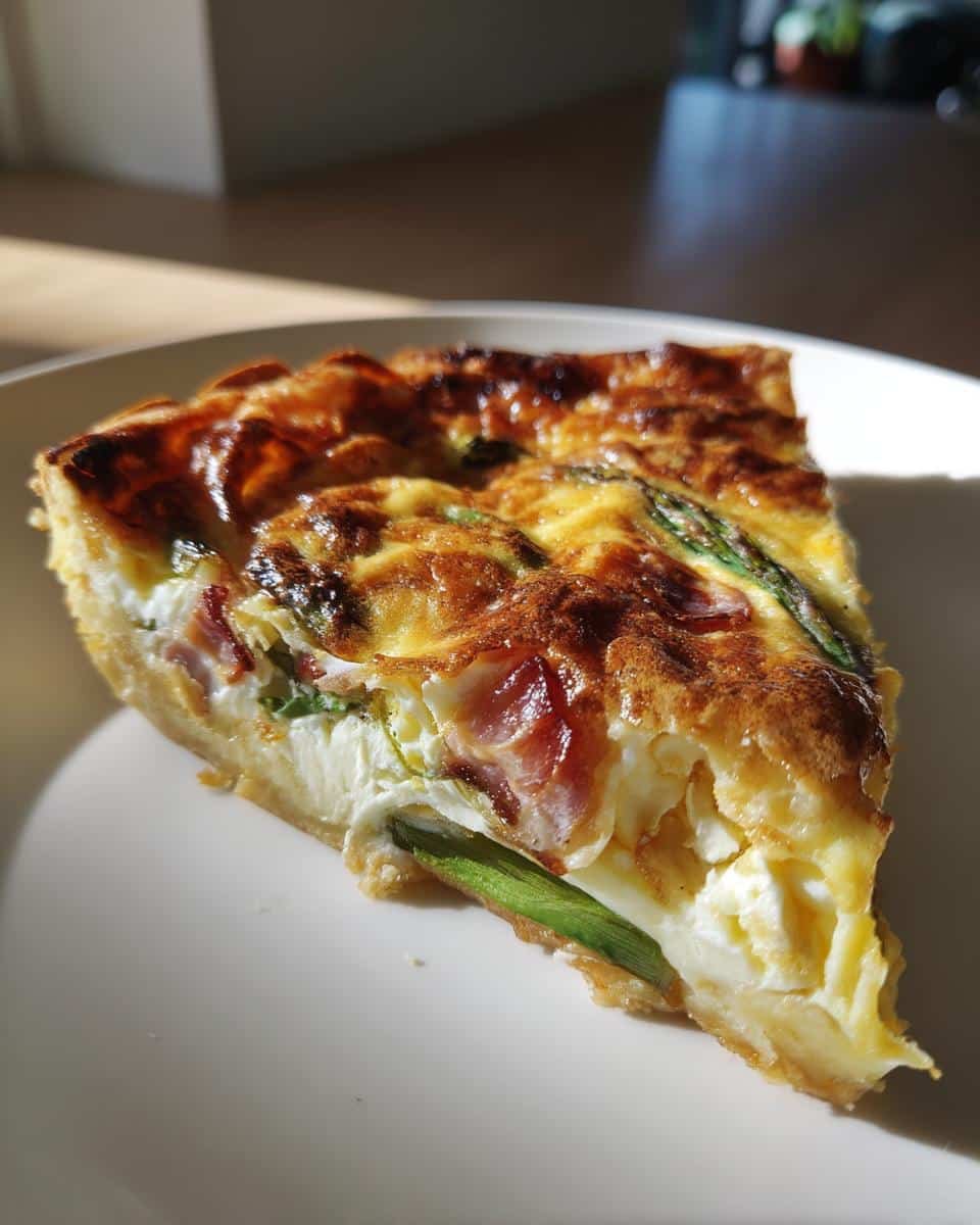 Creamy Asparagus Bacon Quiche Recipe in Just 35 Minutes 1 Asparagus Bacon Quiche - detail 1