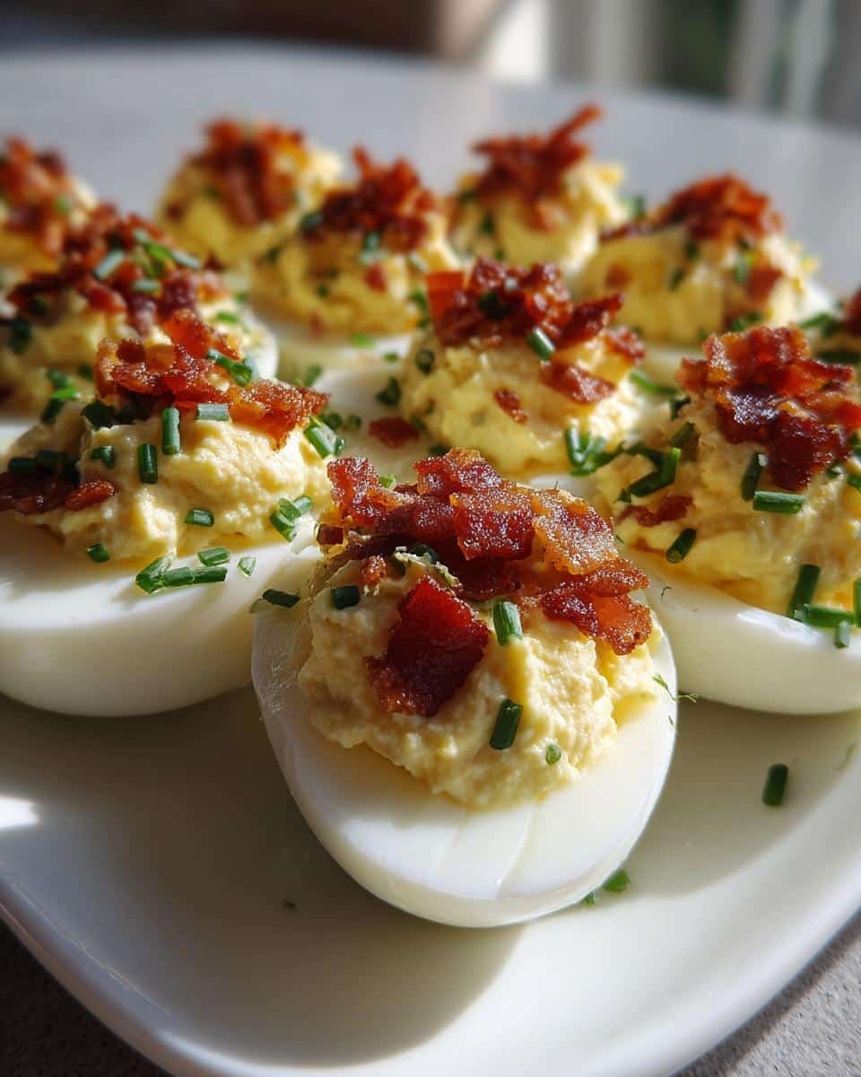 Bacon Deviled Eggs - detail 1