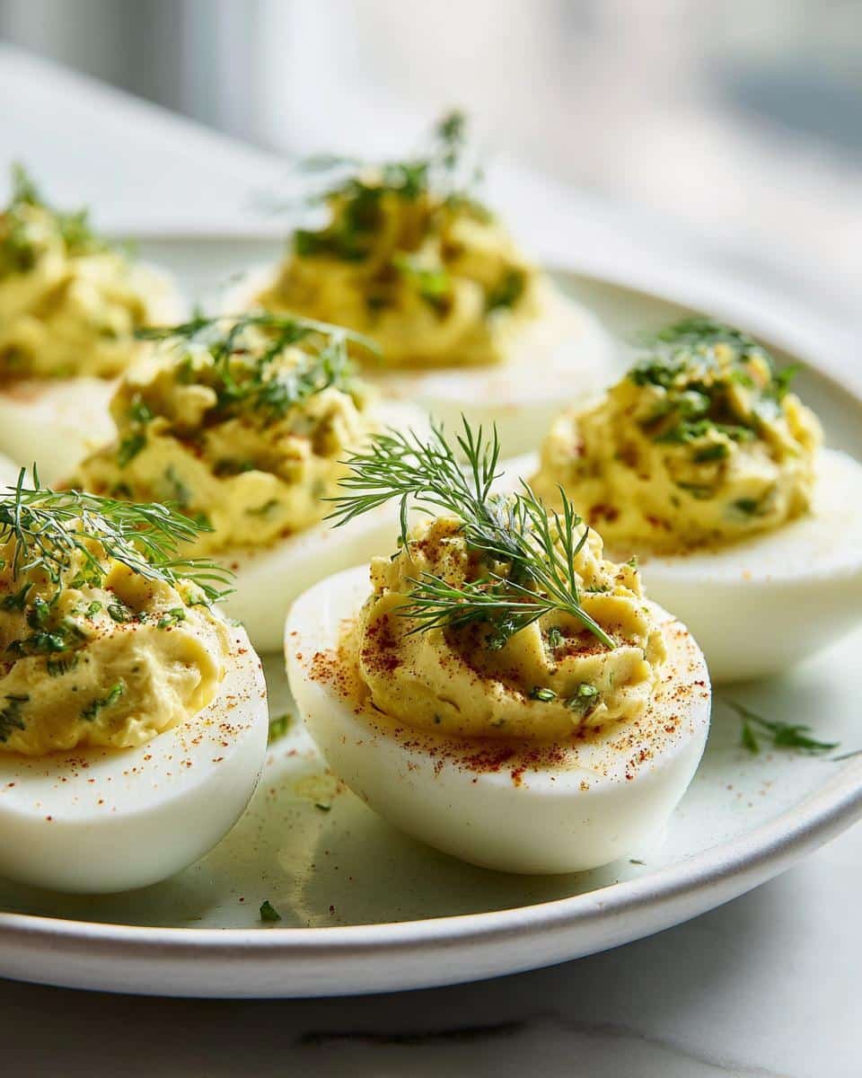Irresistible Dill Pickle Deviled Eggs Recipe in 6 Steps 1 Dill Pickle Deviled Eggs - detail 1