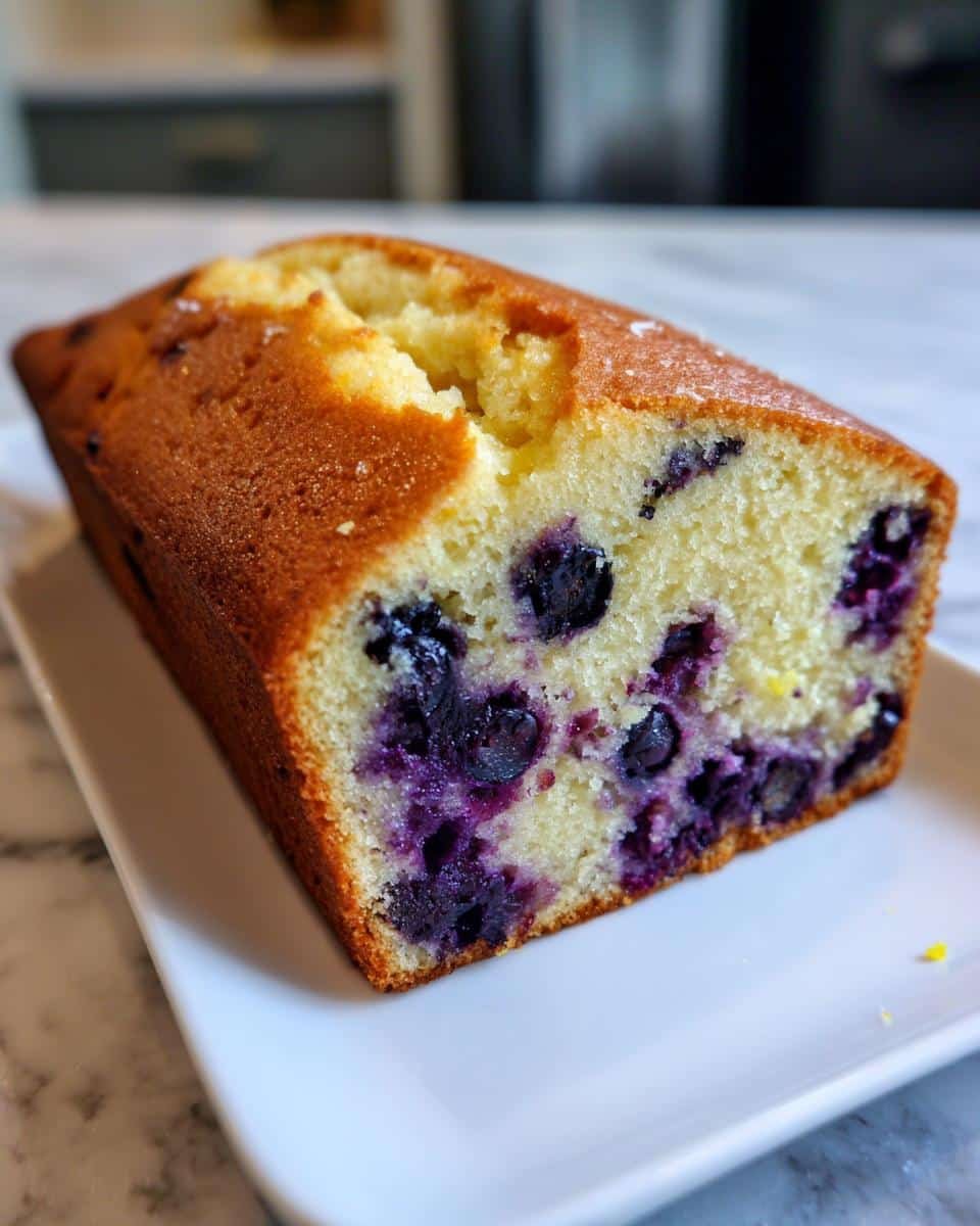 Lemon Blueberry Pound Cake - detail 1