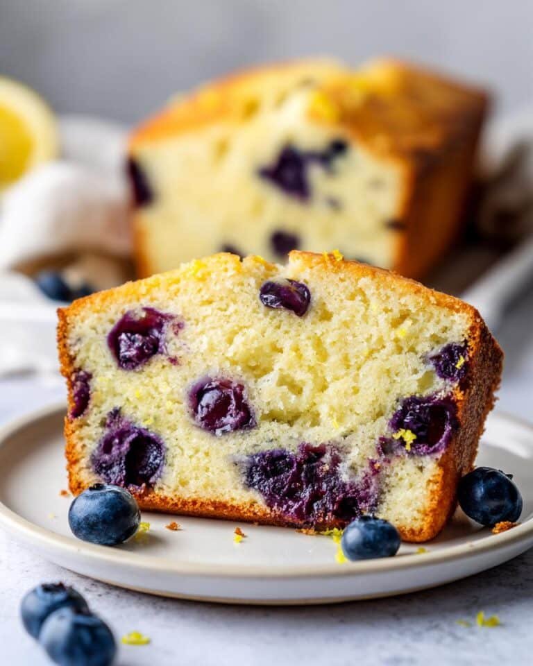 Lemon Blueberry Pound Cake