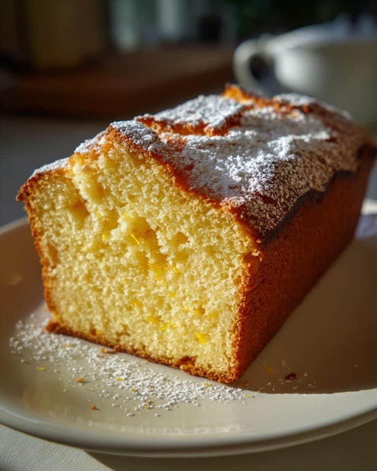 Lemon Cream Cheese Pound Cake