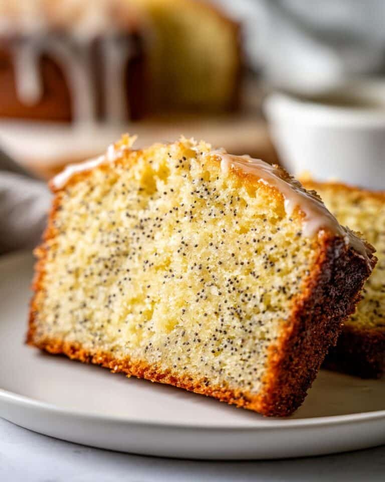 Lemon Poppy Seed Pound Cake