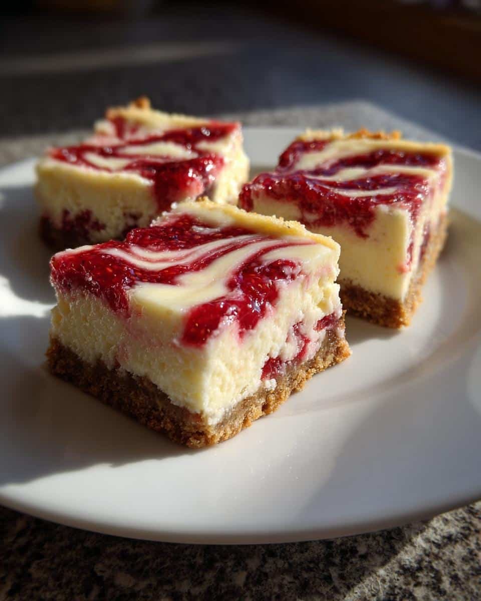 Strawberry Cheesecake Bars - detail 1