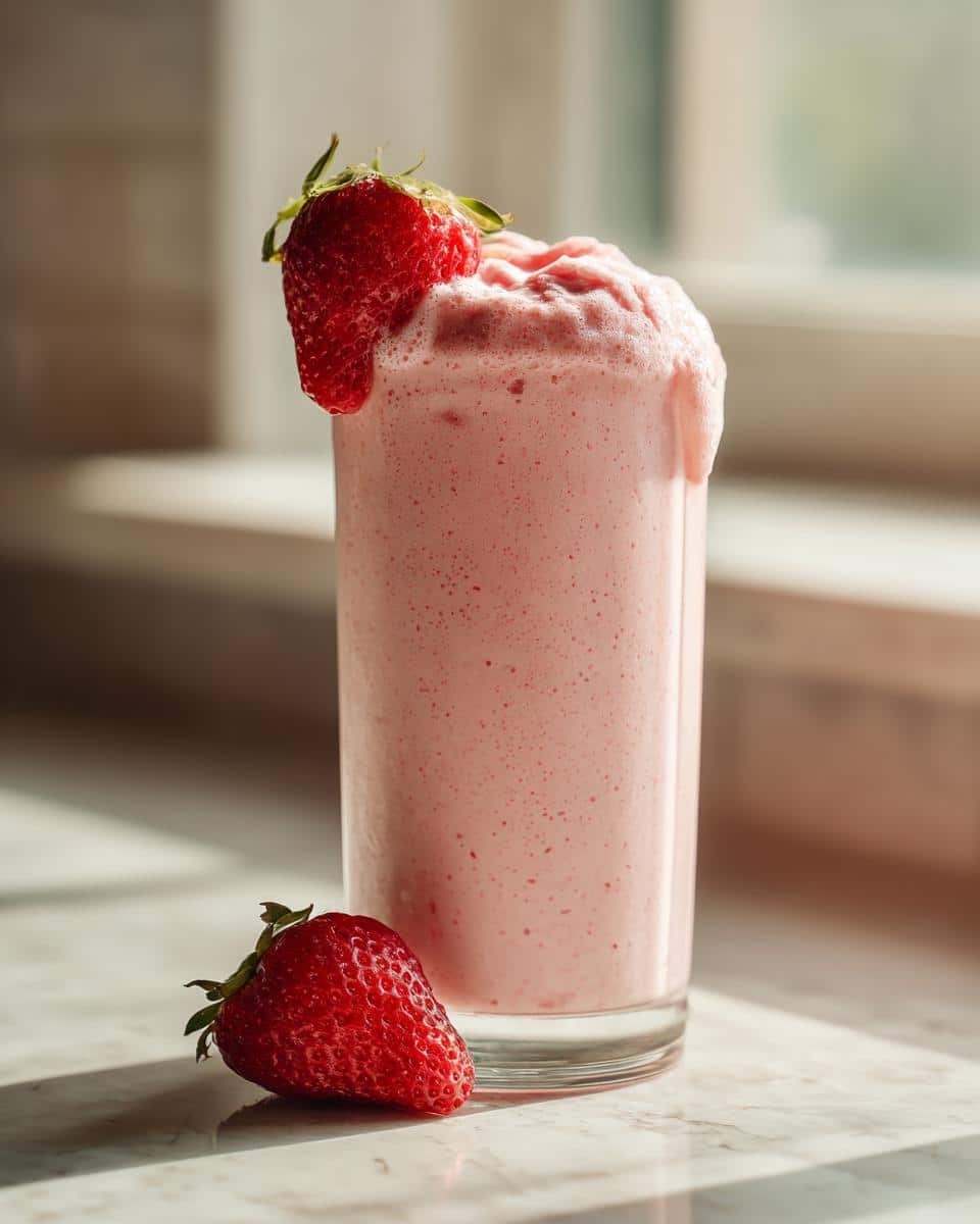 5-Minute Strawberry Protein Smoothie That Fuels Your Day 1 Strawberry Protein Smoothie - detail 1