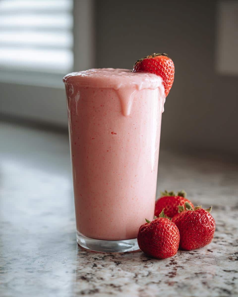 5-Minute Strawberry Protein Smoothie That Fuels Your Day 2 Strawberry Protein Smoothie - detail 2