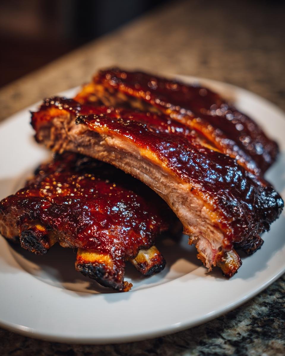 Perfect Father's Day BBQ Ribs That Tenderly Melt Off The Bone 1 Father's Day BBQ Ribs - detail 1