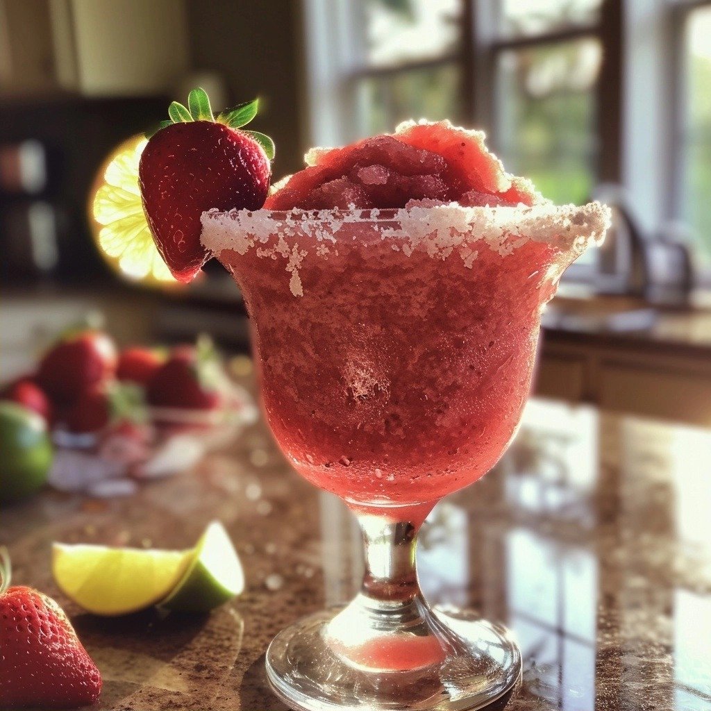 Refreshing Frozen Strawberry Margarita Recipe to Savor