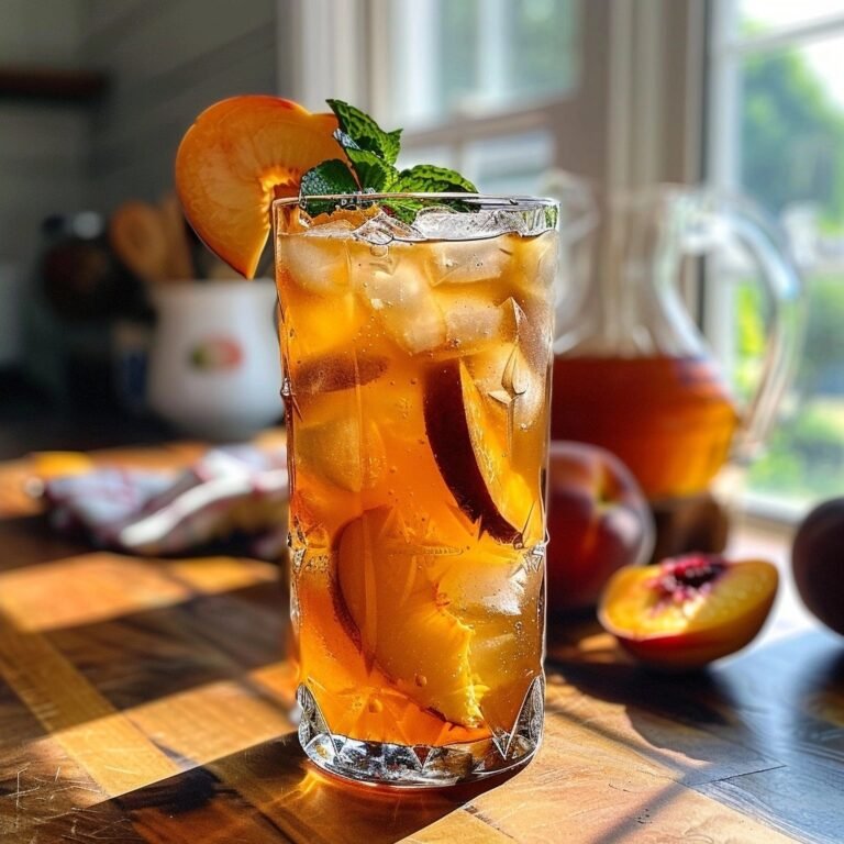 Refreshing Peach Sweet Tea Recipe for Summer Enjoyment 2 img1 544